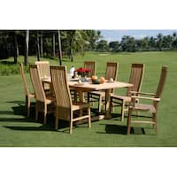 Buy Teak Outdoor Dining Tables Online At Overstock Our Best Patio Furniture Deals
