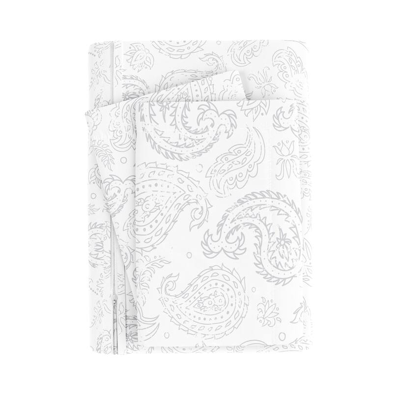 Becky Cameron Coarse Paisley 3 Piece Duvet Cover Set