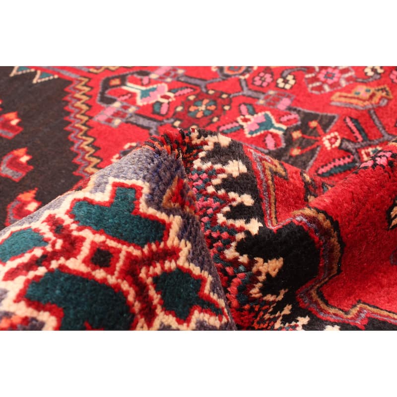 ECARPETGALLERY Hand-knotted Anadol Red Wool Rug - 4'2 x 8'0