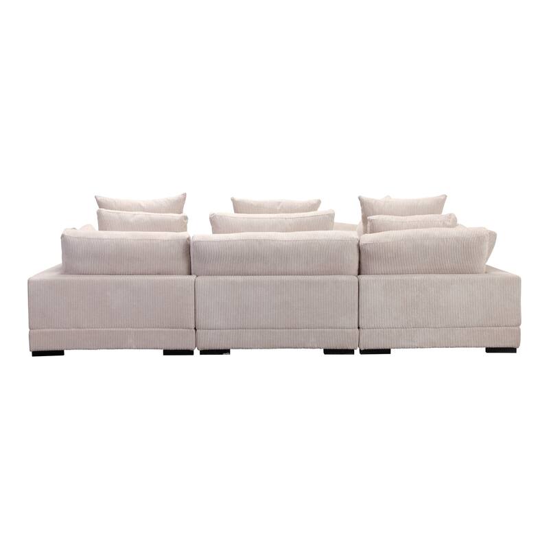 Aurelle Home Modern Timothy Modular Sectional - Large Classic L