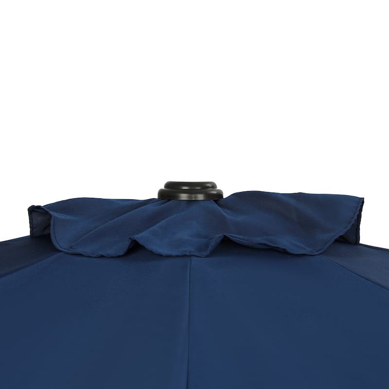 Island Umbrella Lanai 9-ft Half Umbrella With Polyester Canopy
