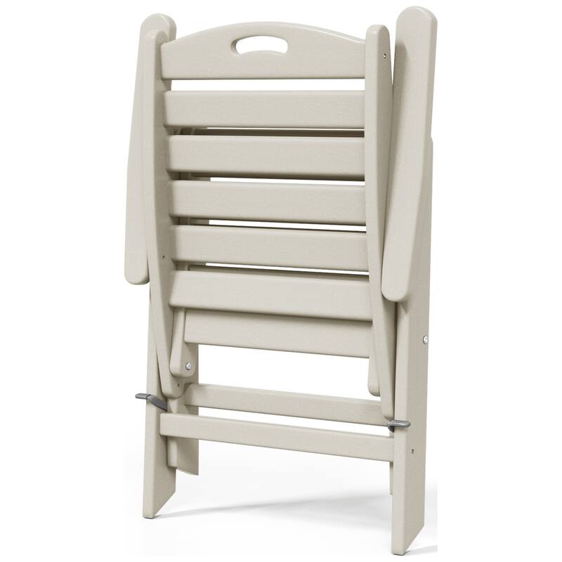 Coastline Patio Folding Highback Dining Chair Set of 2