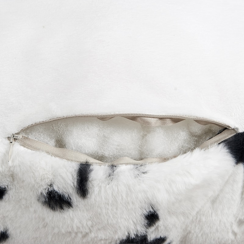 FauxFur Animal Pattern Reading Pillow Cover(Cover ONLY, NO INSERT)