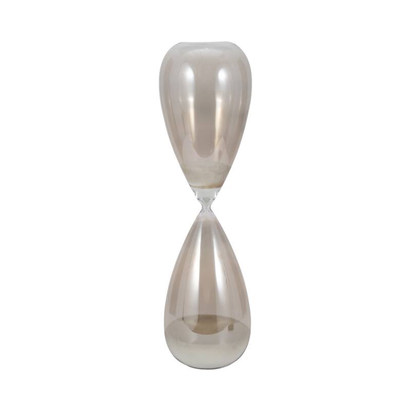 Contemporary Hourglass Sculpture for Home Decor - Stylish Decorative Object