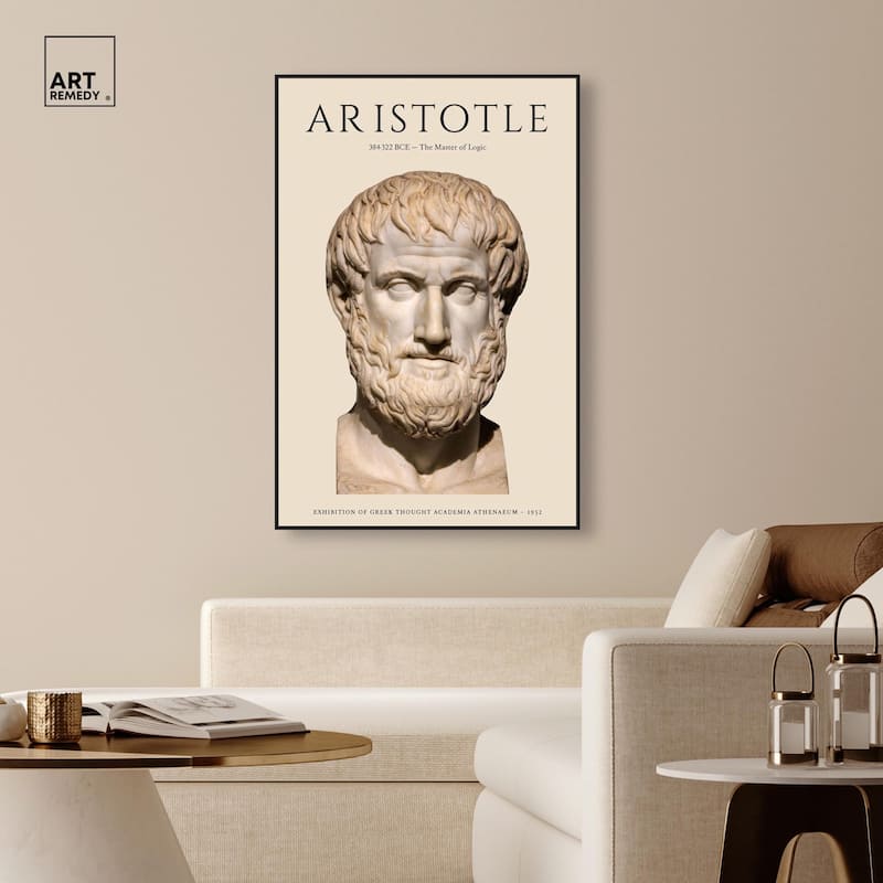 Greek Thinker Canvas by Art Remedy
