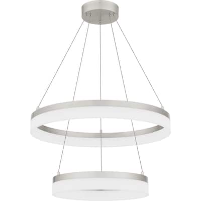 Cohen Integrated LED Brushed Nickel Pendant Light