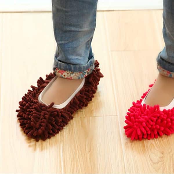 Cleaning Mop Slipper Shoes, Shoes Mop House Clean, Mops Pair Shoes