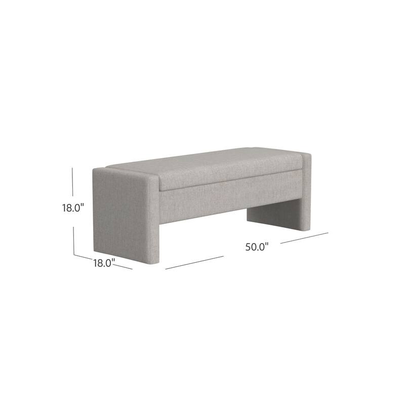 HomePop Copenhagen Modern Storage Bench