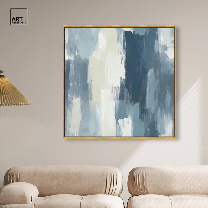Blue Union Canvas by Art Remedy