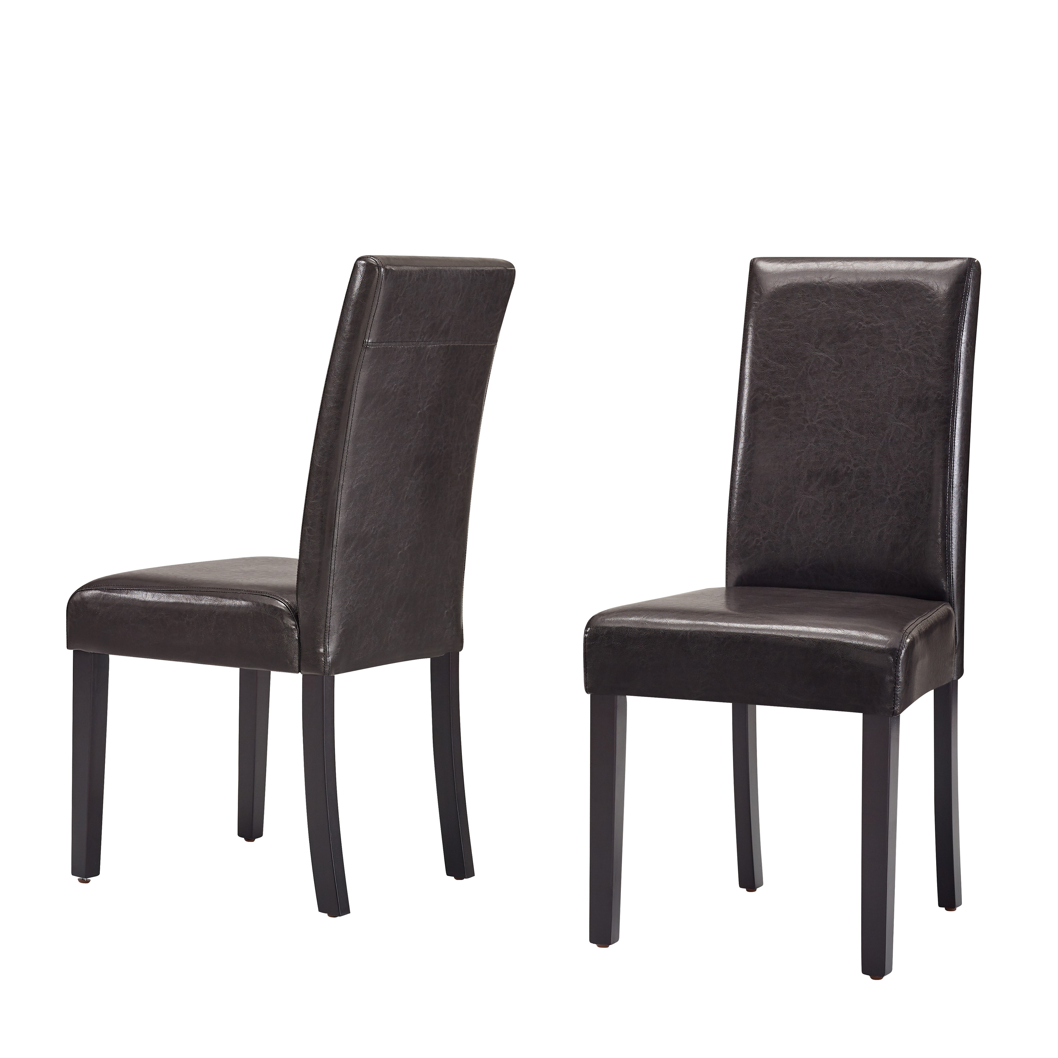 Monsoon pacific villa faux online leather dining chairs