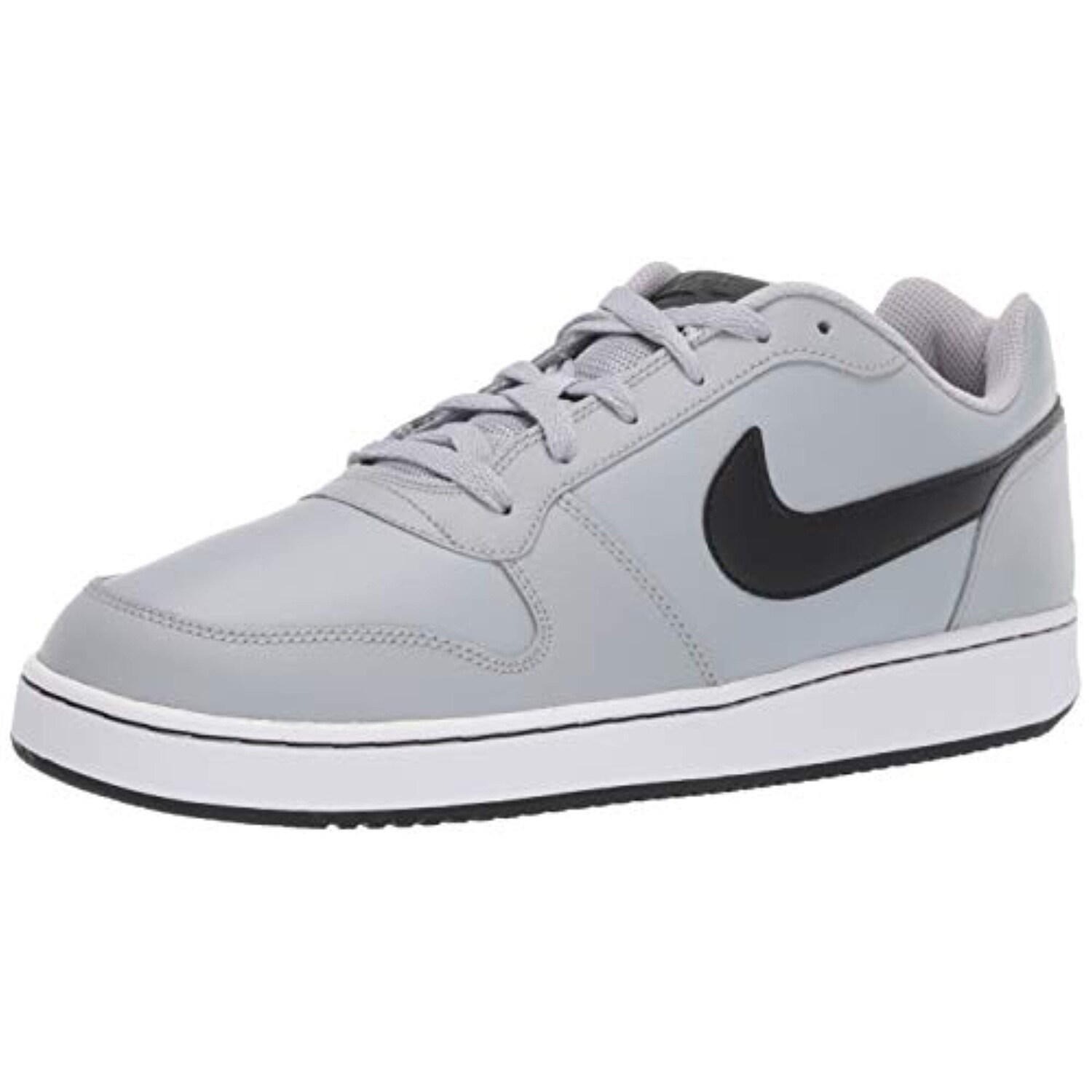 Shop Nike Men S Ebernon Low Sneaker Wolf Grey Black White 11 5 Regular Us Overstock 30071366