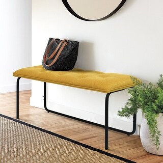 Nano 35 inch Upholstered Tufted Bench - 35