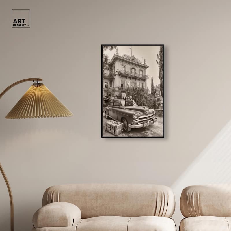 Pack Up the Car Canvas by Art Remedy