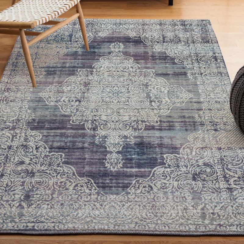 JONATHAN Y Asa Bohemian Medallion Machine Washable Area Rug