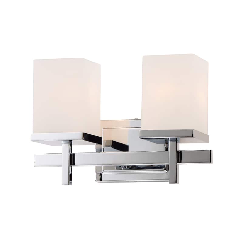 Tetra 2-Light Bath Vanity - Polished chrome