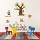 preview thumbnail 3 of 5, Walplus Kids Animals Zoo Tree Wall Sticker Nursery Wall Decor Decal