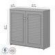 preview thumbnail 31 of 30, Fairview Storage Cabinet with Doors and Shelves by Bush Furniture - 31.73"L x 12.76"W x 30.71"H