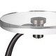 preview thumbnail 2 of 9, Uttermost Waveney 12" Wide Modern Sophisticated Crystal Top Side Drink