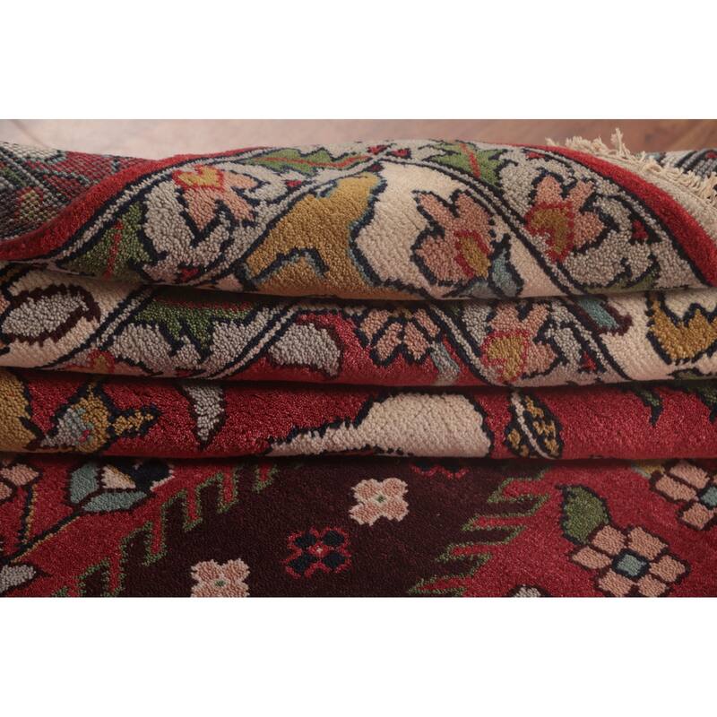 Animals Design Ziegler Area Rug Handmade Oriental Wool Carpet - 9'0"x 11'10"