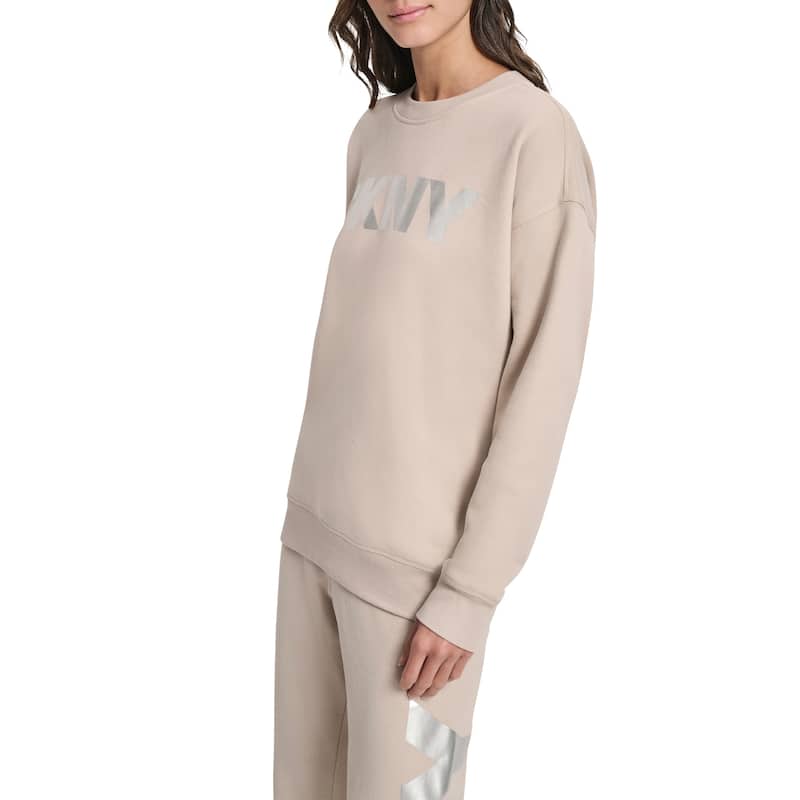 DKNY Sport Foil Logo Crewneck Sweater