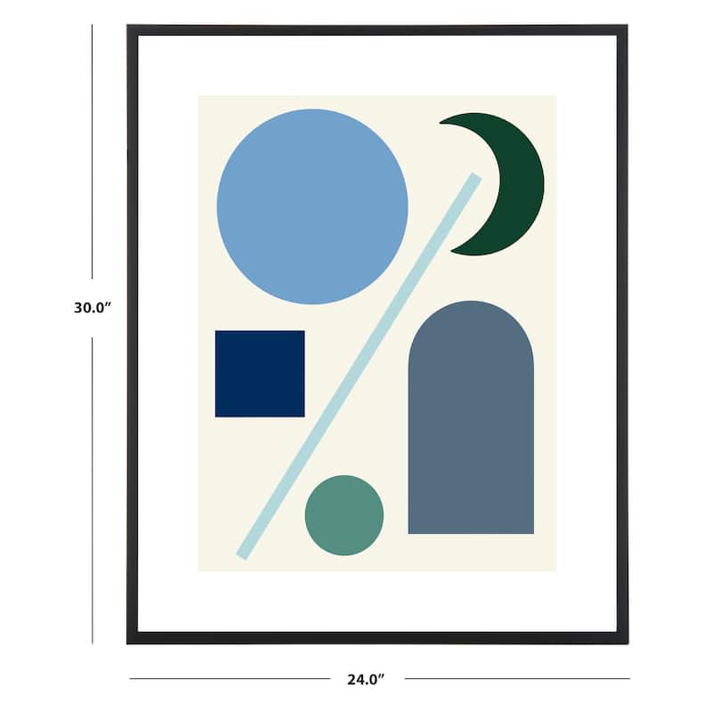 SAFAVIEH Nenka Tranquil Nights 24 x 30-inch Framed Wall Art