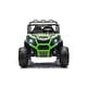 preview thumbnail 21 of 38, 24V 2 Seater Ride On Car with Remote Control, 4WD UTV, 800W Motors, Bluetooth, LED Lights, 3 Speeds, for Kids Ages 1-8 Green