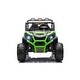 preview thumbnail 30 of 38, 24V Ride On Toy UTV, 2 Seater, 4WD Motors, 800W Power, Bluetooth, LED Lights, Music, Remote Control, 3 Speeds Green
