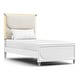 preview thumbnail 17 of 17, Furniture of America Drima Modern 2-Piece Pearl White Solid Wood Kids Platform Bedroom Set with LED