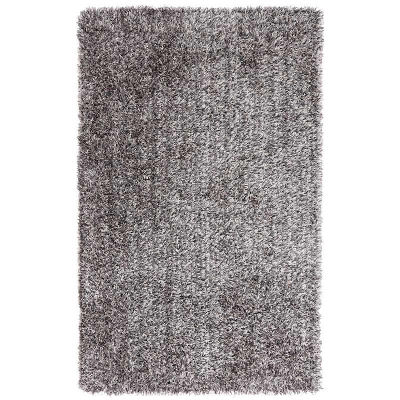 SAFAVIEH Handmade New Orleans Shag Dulce Area Rug - 2'6" x 4' - Grey/Grey