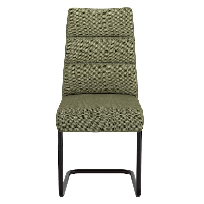 Modern Fabric & Metal Dining Chair, Set of 4
