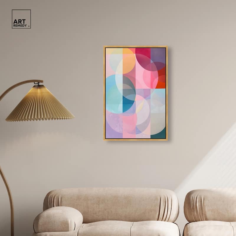 Oneiric Circles IV Canvas by Art Remedy