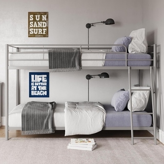 Avenue Greene Eliza Small Space Twin over Twin Metal Bunk Bed