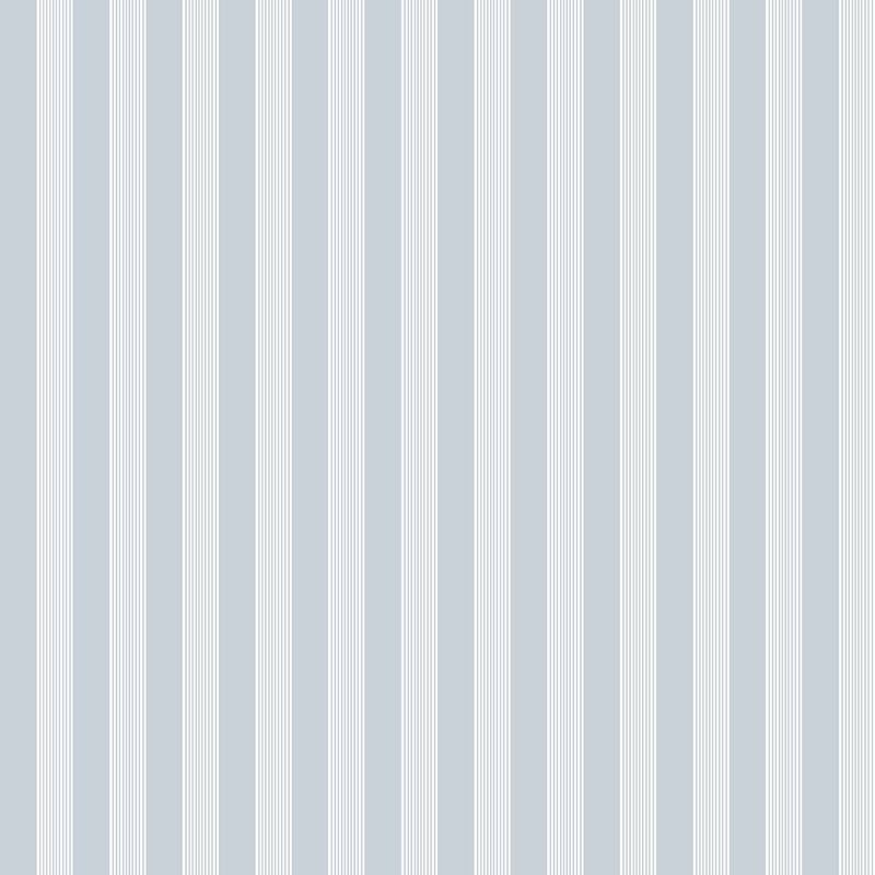 Galerie Wallcoverings Little Explorers 2 Vertical Ribbon Non-woven Matte Wallpaper Roll - 33 feet x 21 inches - Blue