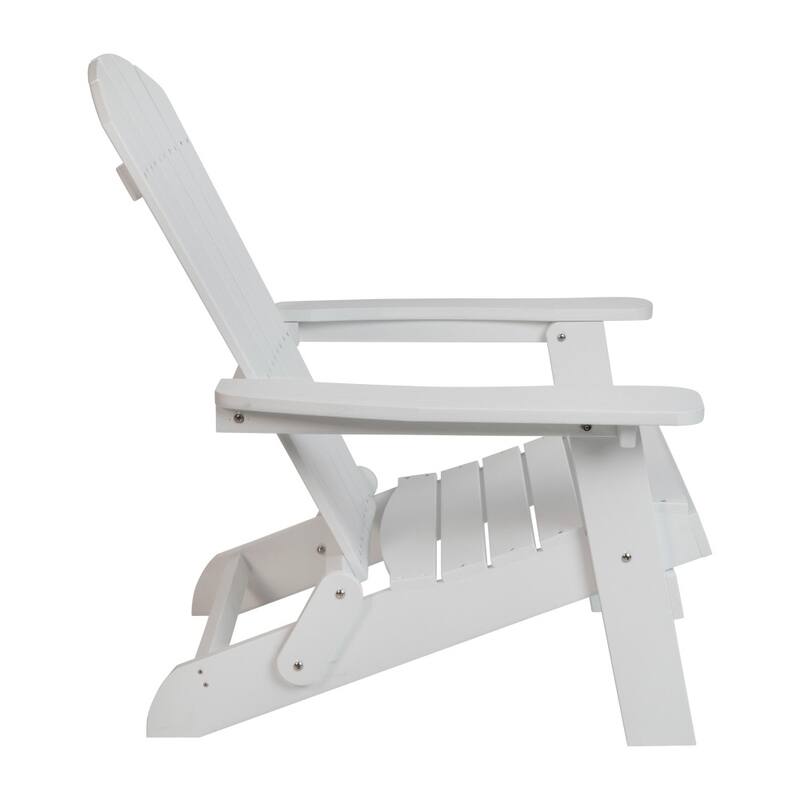 All-Weather Poly Resin Folding Adirondack Chair - Patio Chair