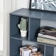 preview thumbnail 11 of 9, 3-Tier Child Bookcase Open Shelves Cabinet Floor Standing Cube Storage Organizer with Drawers