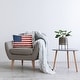 preview thumbnail 2 of 3, Stupell Patriotic American Flag Decorative Printed Throw Pillow Design by Ruane Manning