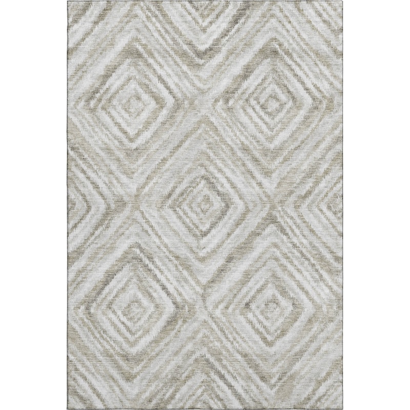 Premium Washable Super Soft Modern Diamond Mayfield Rug