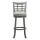 preview thumbnail 32 of 46, Verona Swivel 29-inch High Back Barstool by iNSPIRE Q Classic