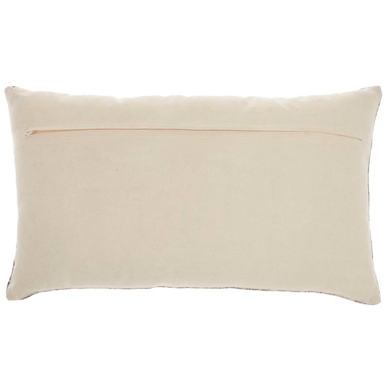 57 Grand by Nicole Curtis Boho Persian Medallion Grey/Multi Throw Pillow , ( 20" X 20" )
