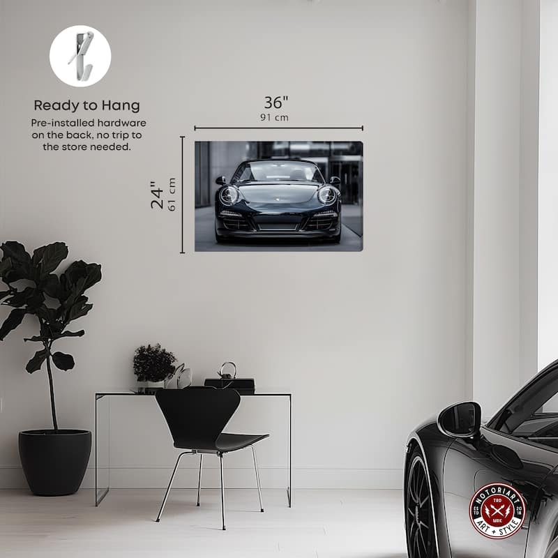 Notoriart Classy Car Gallery Wrapped Car 1 Piece Canvas Wall Art