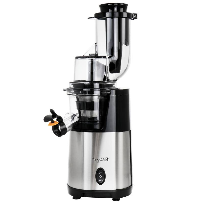 MegaChef Pro Stainless Steel Slow Juicer - Countertop