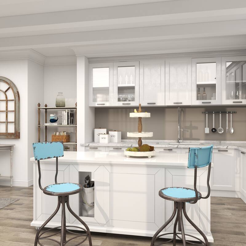 White Wood 3 Level Tiered Server