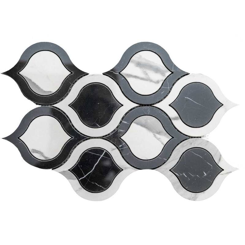 The Tile Life Stately Celine 9x14 Calacatta Porcelain Floor, Wall & Backsplash Tile