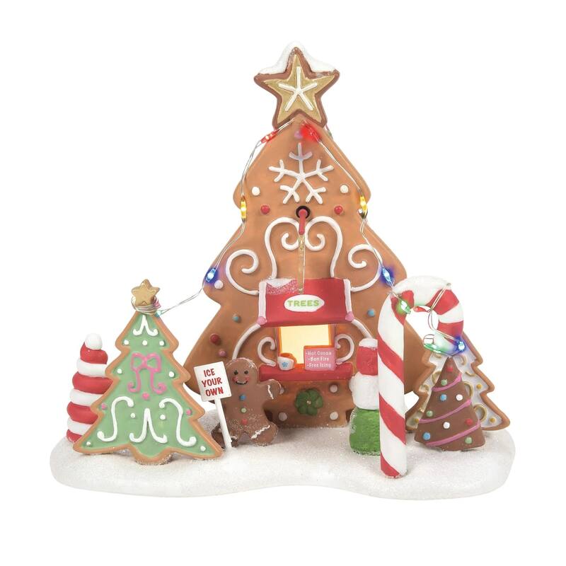 Department 56 North Pole Series Ice Your Own Tree Lot Lighted Building - 6015673