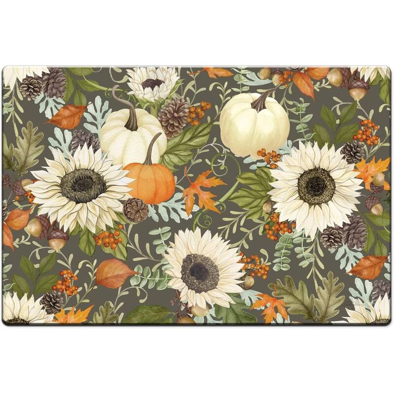 Farmhouse Fall 30” x 20” Decorative Comfort Floor Mat Manufactured in The USA, Waterproof, Reduces Muscle Fatigue, Easy to Clean - multi - 30x20x.3