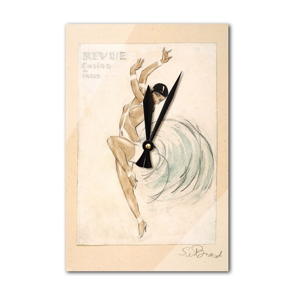 Casino de Paris Revue Josephine Baker Brasch (Acrylic Wall Clock) - acrylic wall clock