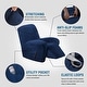 preview thumbnail 8 of 19, Enova Home Real Velvet Spandex Recliner Chair Slipcover with Elastic Bottom Side Pocket
