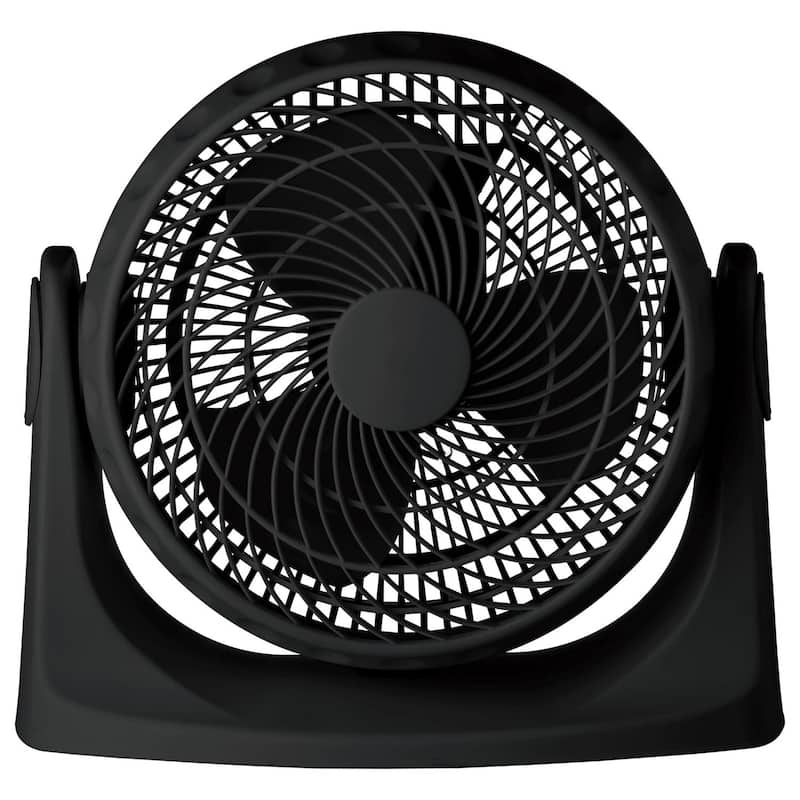 Optimus F-7080 8 Inch 15 Watt High-Performance Air Circulator Fan in Black - 8 Inch