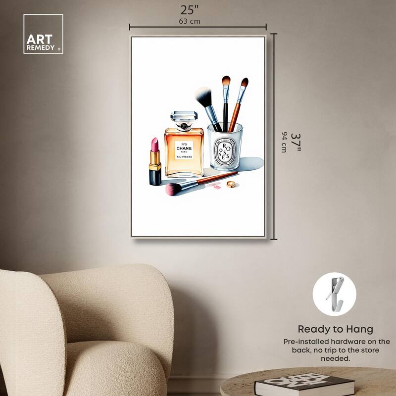 Bottle Beauty Canvas by Art Remedy
