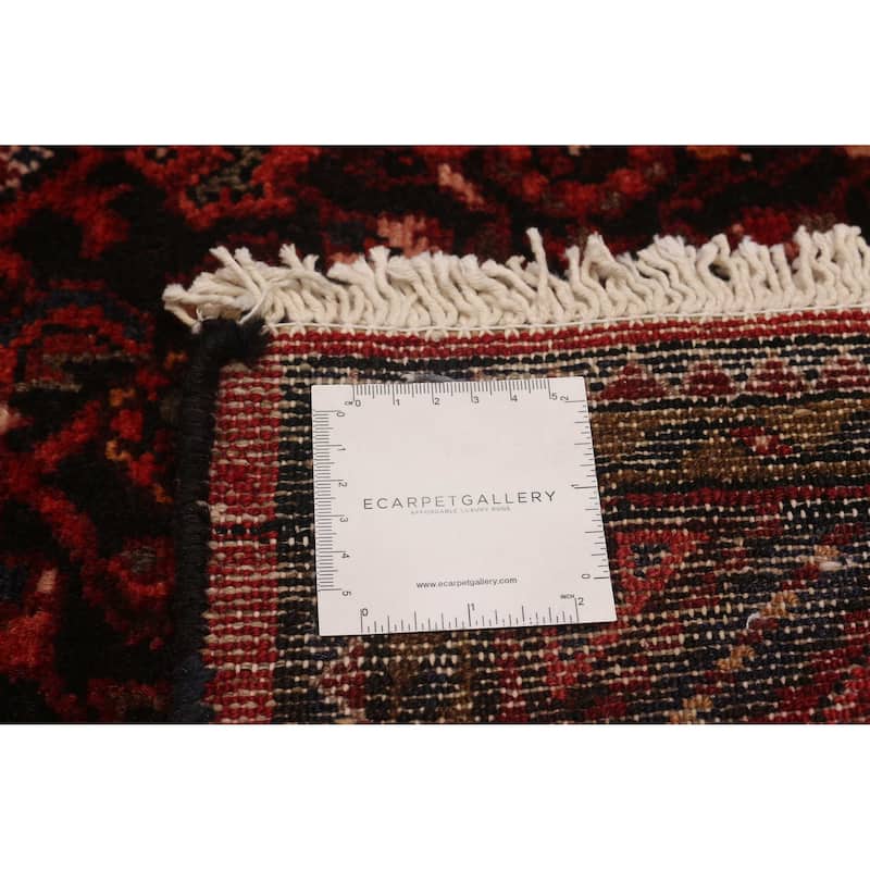 ECARPETGALLERY Hand-knotted Andelz Red Wool Rug - 3'9 x 14'6